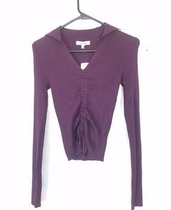 Hooked up ribbed Adjustable front sweater top
